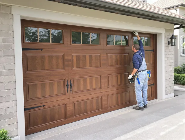 Custom garage door showcase by Storrs Garage Door Repair in Storrs