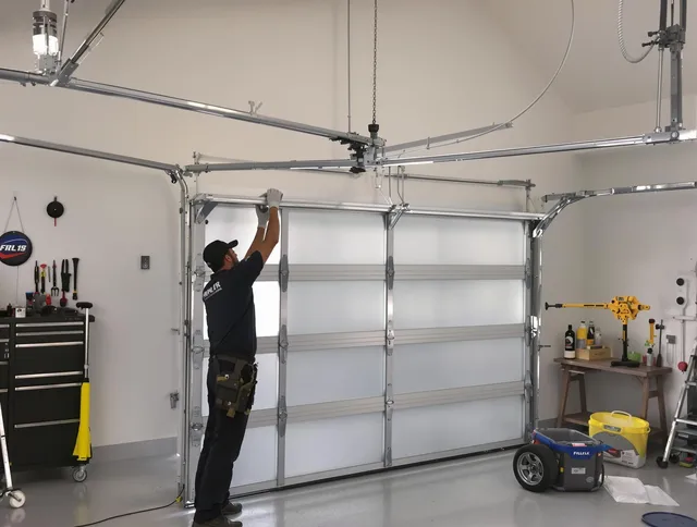 Storrs Garage Door Repair certified team performing precision garage door installation in Storrs