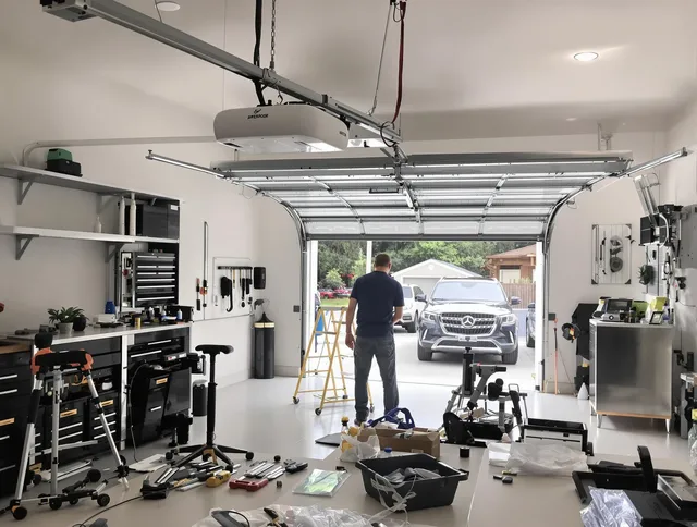 Garage door opener installation by Storrs Garage Door Repair in Storrs