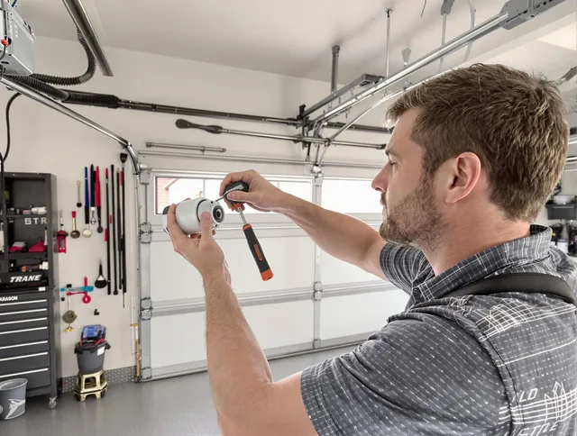 Garage door opener repair service by Storrs Garage Door Repair in Storrs