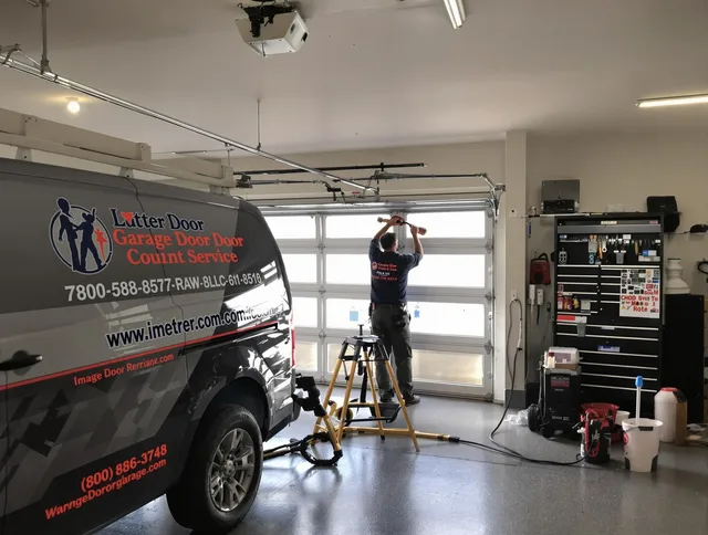 Storrs Garage Door Repair team performing same-day garage door repair in Storrs