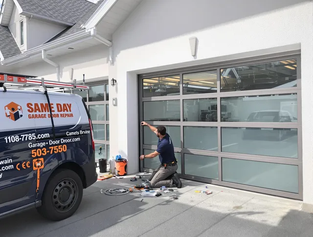 Same-day garage door repair service by Storrs Garage Door Repair in Storrs